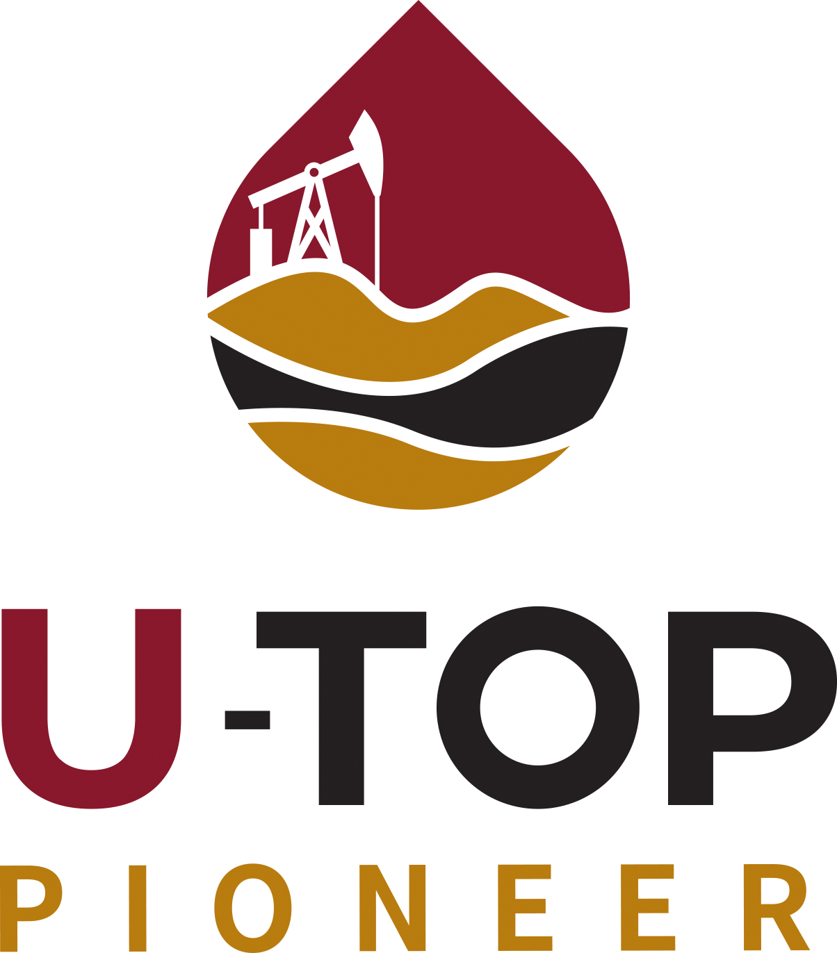 U-TOP PIONEER 세로형 공식 로고
